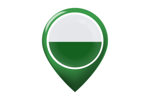 Saxony Flag Map Pin Icon flag