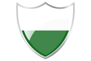 Shield with Flag of Saxony flag