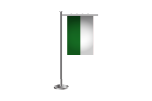 3d Saxony Standing Flag flag