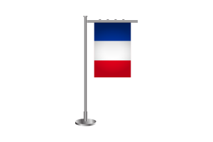 3d Schleswig-Holstein Standing Flag flag