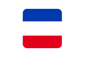 Schleswig-Holstein Flag Square Rounded Shape flag