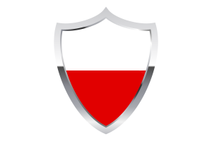 Thuringia Flag with Medieval Heater Shield flag