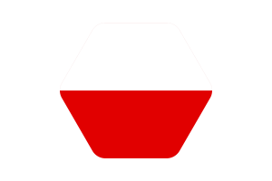 Thuringia Flag Illustration Hexagon Rounded Shape flag
