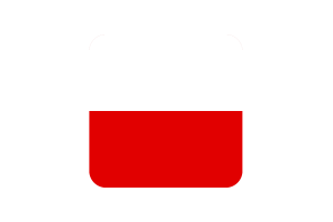 Thuringia Flag Square Rounded Shape flag