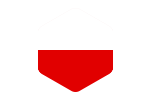 Thuringia Flag Rounded Hexagon Shape flag