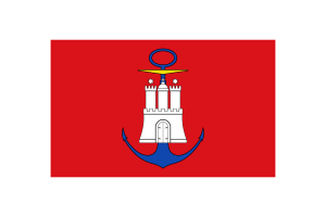 Hamburg Flag Vector Illustration flag