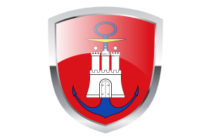 National Flag of Hamburg Clipart flag