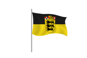 Baden-Württemberg Flag Clipart flag