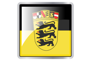 Baden-Württemberg Flag Square icon flag