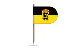 Baden-Württemberg Flag for Desk, Table flag