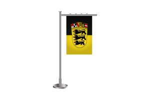 3d Baden-Württemberg Standing Flag flag