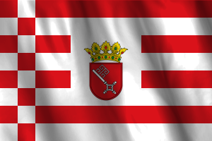 National Flag of Bremen flag