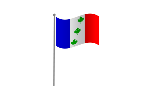 Waving Flag of Saint-Éphrem-de-Beauce flag