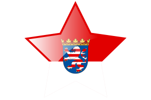 Hesse Flag Star Icon flag
