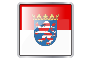 Hesse Flag Square icon flag