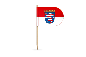 Hesse Flag for Desk, Table flag