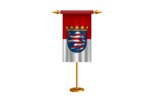 Hesse Ceremonial Flag Vector Free flag