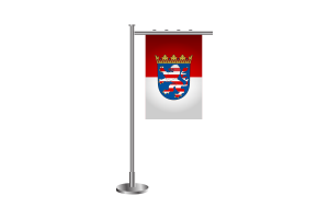 3d Hesse Standing Flag flag