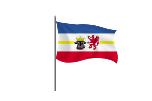 Mecklenburg-Western Pomerania Flag Clipart flag