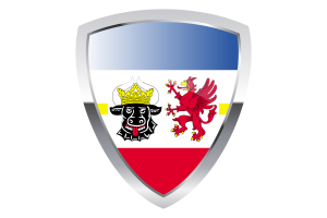 Mecklenburg-Western Pomerania Shield Flag flag