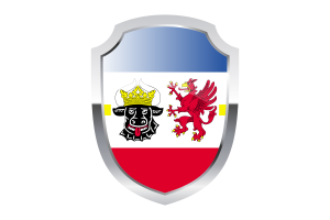 Mecklenburg-Western Pomerania Shield Logo flag