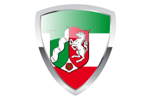 North Rhine-Westphalia Shield Flag flag