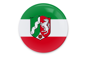 North Rhine-Westphalia Flag Vector Art flag