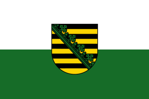 Flaga Saksonii flag