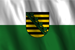 Flaga narodowa Saksonii flag