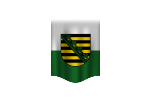 Baner flagi Saksonii flag