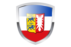 National Flag of Schleswig-Holstein Clipart flag