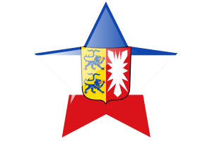 Schleswig-Holstein Flag Star Icon flag