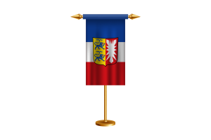 Schleswig-Holstein Ceremonial Flag Vector Free flag