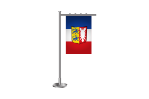 3d Schleswig-Holstein Standing Flag flag