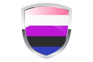 National Flag of Gender Fluid Clipart flag