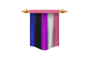 Gender Fluid Flag Royal Banner flag
