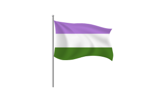 Genderqueer Flag symbol flag