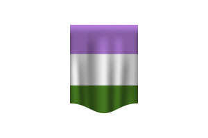 Genderqueer Flag Banner flag