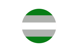 Greyromantic Flag Circle Vector Free flag