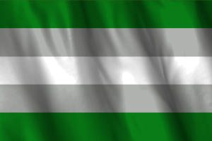 National Flag of Greyromantic flag