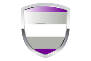 Clipart narodowej flagi greyromantycznej flag