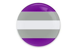 Wektorowa sztuka flagi greyromantycznej flag