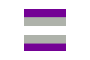 Clipart flagi greyromantycznej flag