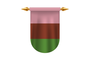 Gynosexual Flag Emblem Vector Images flag