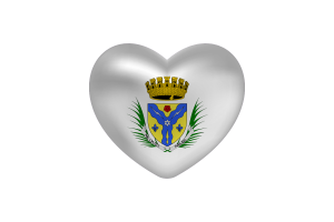 Love of Sherbrooke Heart Shape flag
