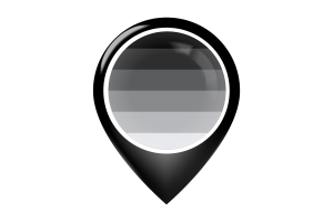 Gynosexual Flag Map Pin Icon flag