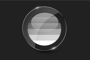 Gynosexual Flag Glossy Round Button flag