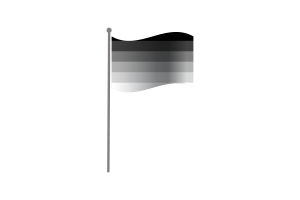 Waving Flag of Gynosexual flag