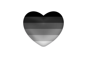 Love of Gynosexual Heart Shape flag
