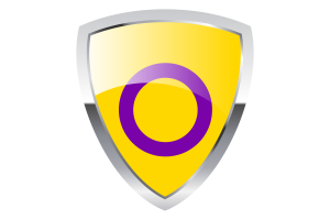 Intersex Shield Flag flag